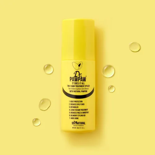 Miniatura 5 de Dr. PawPaw It Does It All 7 en 1 - Spray de protección contra el calor libre de crueldad animal para el cabello, protección contra el calor ideal