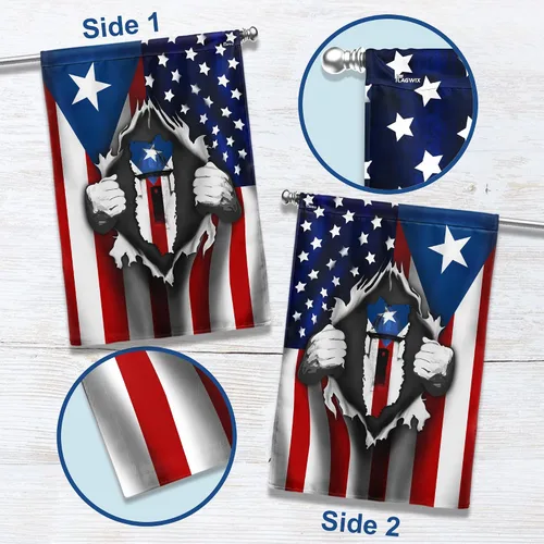 Miniatura 3 de FLAGWIX Banderas de Puerto Rico, decoraciones de bandera de Puerto Rico – Bandera de casa de 30 x 40 pulgadas, decoraciones para el hogar, exterior