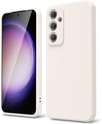Miniatura 322 de oakxco Funda para teléfono Samsung Galaxy S21 Ultra con agarre de silicona líquida, bonita funda delgada y delgada de goma suave de TPU lisa