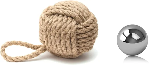 Miniatura 6 de SATINIOR Bolas para hacer anillos de moneda, bola de mancha de puño de mono, surtido de 3/4, 5/8, 9/16, 1/2, 7/16, 3/8, 5/16 y 1/4 pulgadas, bola