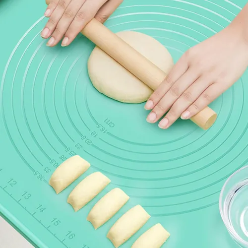 Tapete de silicona para pastelería de 28 x 20 pulgadas, extra grueso, antiadherente, con medición de silicona de grado alimenticio, fondant, tapete