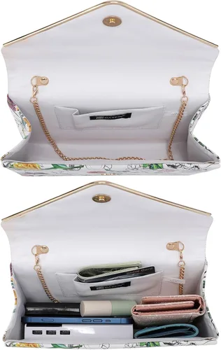 Miniatura 6 de Bolsos de mano Dasein para mujer, de ante sintética, para noche, formales para fiestas, bodas, cócteles, graduación