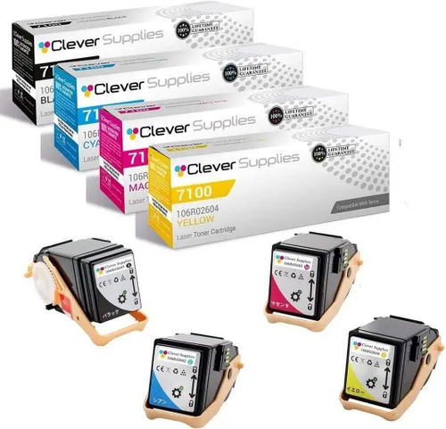 Miniatura 115 de CS compatible Xerox Phaser 6510/WorkCentre 6515 (106r03480) 2 cartuchos de tóner negro para Phaser 6510, WorkCentre 6515 2 negro
