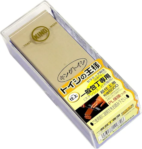 Miniatura 7 de KING Piedra de afilar japonesa, combinación PB-04 # 800/# 6000 para acero al carbono
