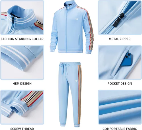 Miniatura 3 de W JIANWANG Conjunto de chándal para hombre