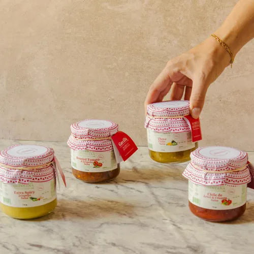Miniatura 6 de Patricia Quintana Auténtico paquete de muestras de salsa mexicana – Disfruta de tomate asado y salsa jalapeño, salsa jalapeño extra picante, salsa