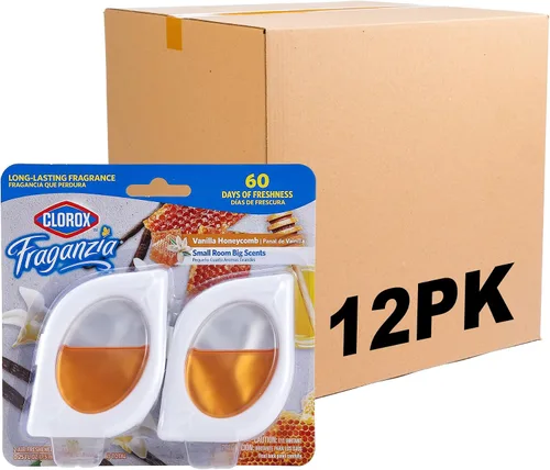 Miniatura 8 de Clorox Fraganzia - Ambientador para habitaciones pequeñas, manzana y canela, despegar y colocar, sin enchufe, sin batería, para armarios