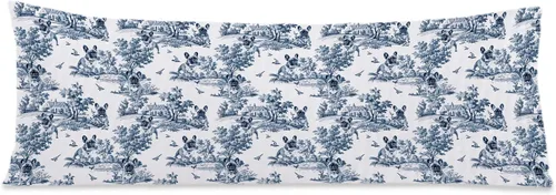 Miniatura 10 de Funda de almohada de cuerpo de 8 bolas con estampado de leopardo rojo a la moda, 20 x 54 pulgadas, decoración de habitación de guepardo, bota roja