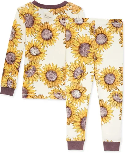 Miniatura 2 de Burt's Bees Baby Conjunto de pijama de 2 piezas, camiseta y pantalón para bebé, 100% algodón orgánico