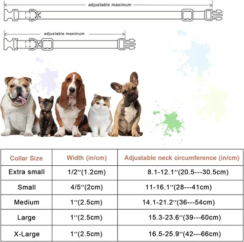 Miniatura 4 de MR. CHUBBYFACE - Collar de cumpleaños para perro con patrones, suave, ajustable, para perros pequeños, medianos y grandes