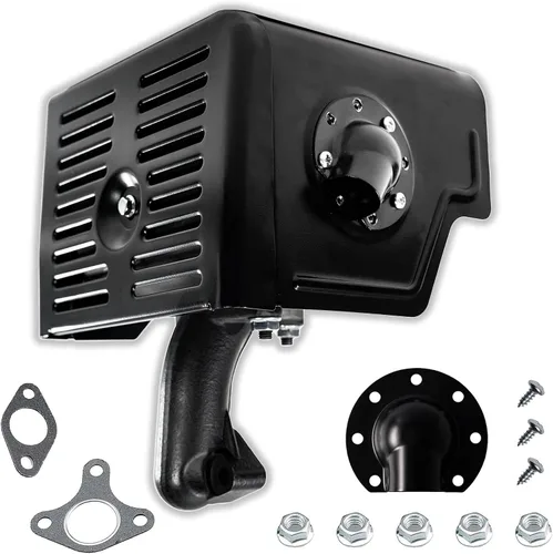 Miniatura 8 de JMCHstore Tubo de Silenciador de Escape con Deflector Para Predator 301cc, Motor de Honda GX240 GX270 8HP 9HP, Motor de Lifan Loncin, Bomba de Agua