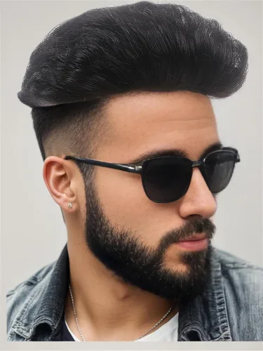 H&Bwig Extensiones de cabello corto para hombre, extensiones de cabello con clip para cubrir el cabello de pérdida blanca (5 colores personalizables)