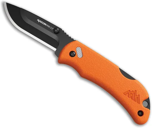 Outdoor Edge Navaja de bolsillo plegable Razor, compacta de 2.2 pulgadas EDC con cuchillas reemplazables RazorSafe, perfecto para llevar a diario,