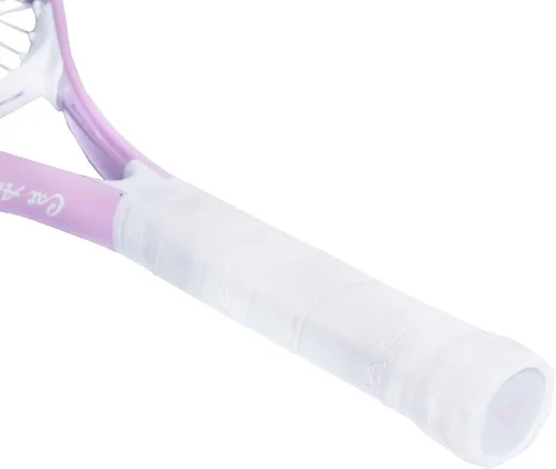 Miniatura 6 de AMA SPORT Raqueta de tenis para niños pequeños, kit de iniciación de raqueta de tenis de 17 a 25 pulgadas para niñas y niños con bolsa de nailon Rosa