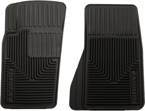 Husky Liners - Alfombrillas delanteras resistentes | Jeep Cherokee 1984-2001, Jeep Grand Cherokee 1993-2004, Jeep Wrangler 2007-2009, negro | 51081