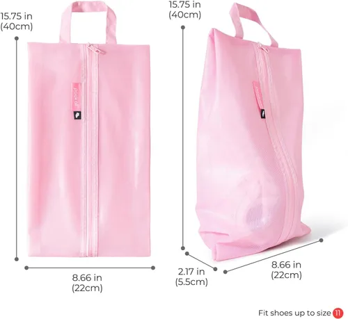 Miniatura 5 de pack all Bolsa de zapatos para viajes, bolsa de zapatos resistente al agua para gimnasio, bolsa de tacos de fútbol resistente al olor para deportes