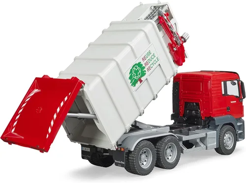 Miniatura 3 de Bruder Toys 03761 Camión de basura de carga lateral Man TGS