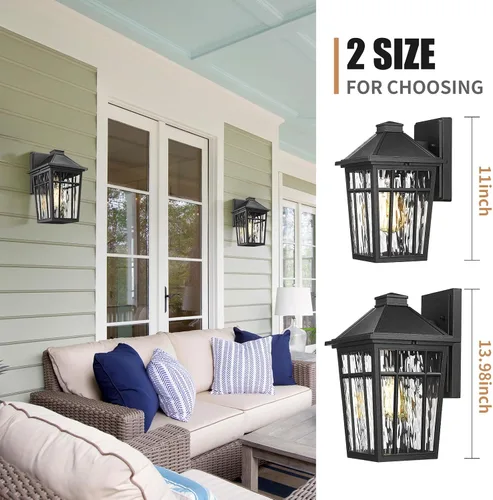 Miniatura 5 de Darkaway Luces de pared al aire libre para casa, accesorios de iluminación exterior para montaje en pared, luces de porche, luces impermeables