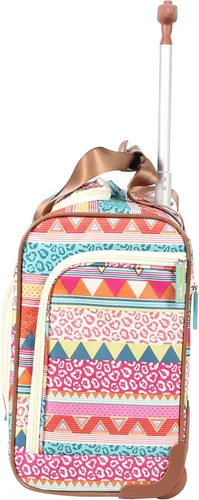 Miniatura 2 de Lily Bloom Designer - Maleta de viaje de 15 pulgadas, para viajes cortos, fin de semana, negocios, equipaje ligero, maleta de 2 ruedas giratorias