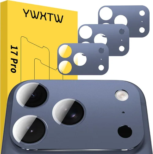 Miniatura 17 de YWXTW Protector de lente de cámara para iPhone 17 Pro, cobertura completa, protector de pantalla de lente de vidrio templado para iPhone 17 Pro