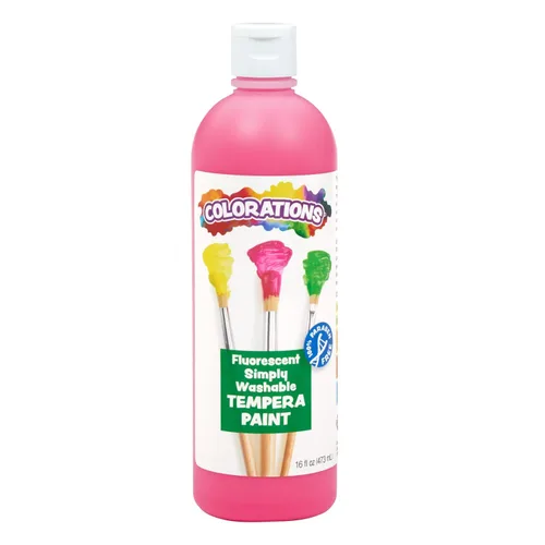 Miniatura 11 de Colorations WSTBK - Témpera lavable simple, color negro Azul Fluorescente (Fluorescent Blue)
