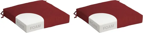 Miniatura 59 de Arden - Cojín de asiento de espuma para interiores y exteriores, paquete de 2, 17 x 16, cojín de patio, repelente al agua, resistente a