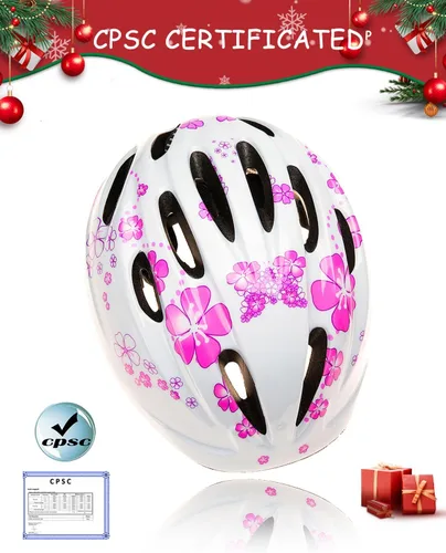 Miniatura 2 de Casco de bicicleta súperligero rosa para niñas pequeñas y bebés. Ángel