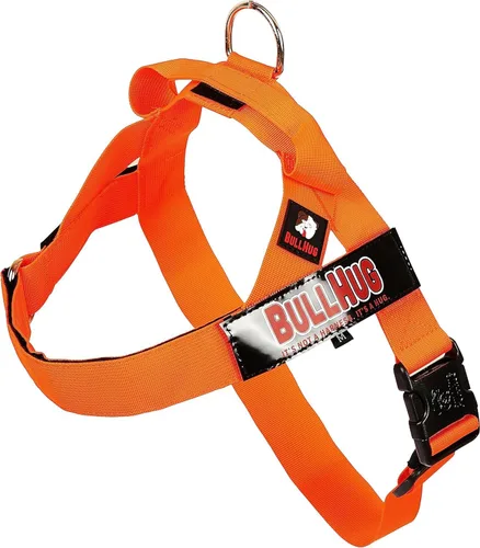 Miniatura 36 de BULLHUG Arnés ajustable para perro, sin tirones, sin estrangulamiento, para bulldogs ingleses, bulldogs franceses, pugs y razas de pecho ancho
