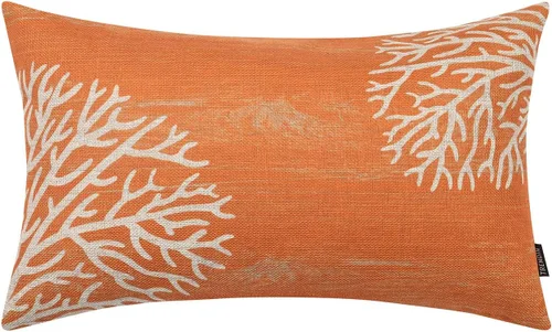 Miniatura 9 de TRENDIN PL1104TR - Funda de almohada para sofá de 12 x 20 pulgadas, decoración marina marina, rectangular, de poliéster, decoración rústica