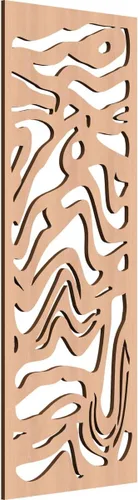 Miniatura 162 de 9 3/8"W x 24 3/8"H x 1/4"T Northfield Decorativos Paneles de Pared de Madera Calado, Abedul