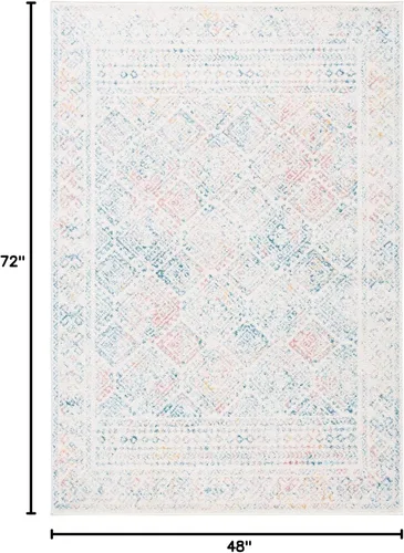 Miniatura 248 de Safavieh - Alfombra decorativa de la colección Tulum, modelo TUL264F, estilo marroquí, bohemio y desgastado, no suelta pelusa, para sala, vestíbulo