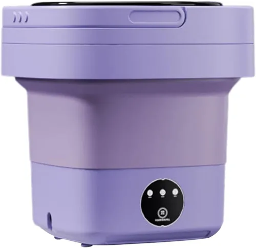 Miniatura 7 de Mini lavadora plegable compacta pequeña lavadora 6.5L lavadora plegable de alta potencia Mini lavadora de ropa portátil para lavandería de viaje