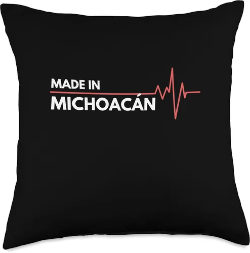 Miniatura 4 de Born In Michoacan Mexico Birth City Throw Pillow