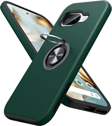 Miniatura 12 de JAME Funda para Google Pixel 7 Pro, Funda de Ajuste Delgado para Pixel 7 Pro con Soporte de Anillo Kickstand