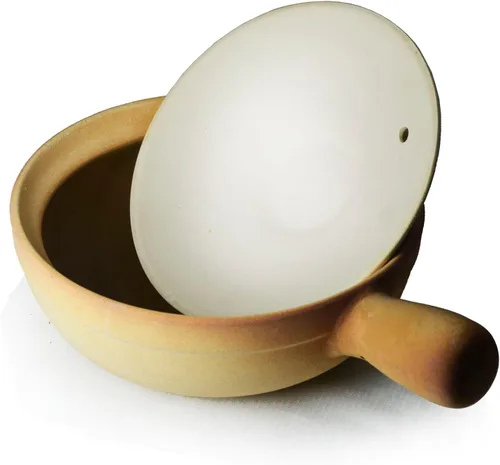 Miniatura 5 de Cuencos de cazuela de sopa de cebolla francesa Vajilla Retro Arcilla Cerámica con Tapa Cocinar Sopa Shaguo (mango DR19cm)