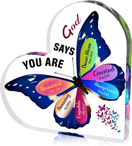 Miniatura 8 de Regalos cristianos inspiradores, religiosos, versículos bíblicos y regalos espirituales de aliento para mujeres, mamá, amiga, hermana, placas