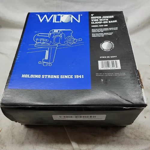 Miniatura 4 de Wilton Super-Junior - Tornillo de 4" de abrazadera con base giratoria, 4" de ancho de mandíbula, 2-1/4" de abertura de mandíbula, 2" de garganta
