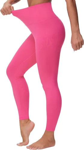 Miniatura 17 de Dragon Fit - Pantalones de compresión para yoga con bolsillos interiores, cintura alta, pantalones atléticos para control de abdomen, calzas