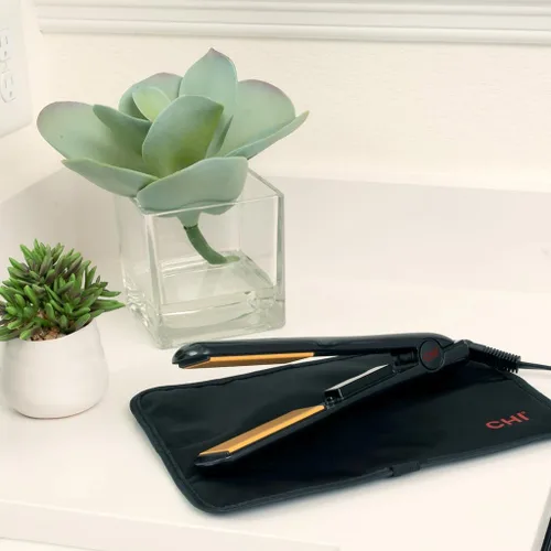 Miniatura 3 de CHI Plancha de peluquería de cerámica turmalina clásica 1 1/2" en negro ónix Negro ónice