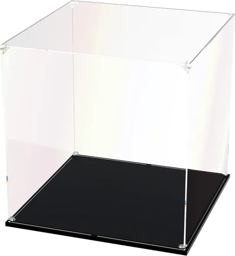 Miniatura 10 de Vitrina de acrílico transparente, vitrina autoensamblable para coleccionables, figuras de acción, muñecas, caja de vidrio alternativa para regalos
