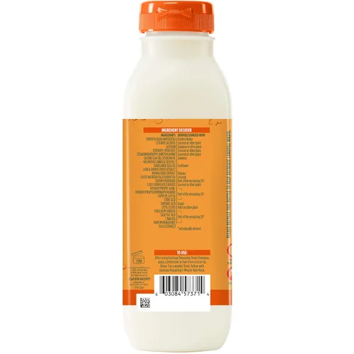 Miniatura 7 de Garnier Fructis - Acondicionador reparador reparador de daños, 98% de ingredientes derivados naturalmente, papaya, nutre el cabello seco dañado