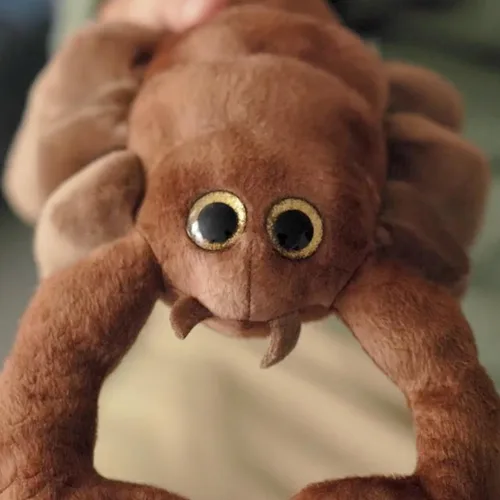 Miniatura 7 de The Petting Zoo Peluche de escorpión, regalos para niños, animales salvajes del zoológico Onez, juguete de peluche de escorpión de 12 pulgadas