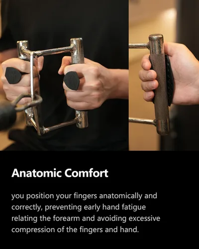 Miniatura 2 de Guantes de Entrenamiento, Guantes de Gimnasio de Látex Sin Dedos, Agarres de Dominada para Hombres y Mujeres, Agarres de Palma para Entrenamiento