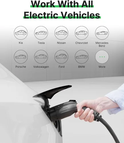 Miniatura 7 de Autel Cargador EV Nivel 2 40 Amperios Hogar Inteligente AI para Vehículo Eléctrico (EV) con Wi-Fi y Bluetooth, EVSE con Funda Integrada y Cable