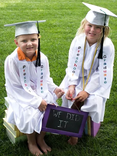 Miniatura 4 de GraduatePro Estola de graduación impresa para jardín de infantes preescolar para niños
