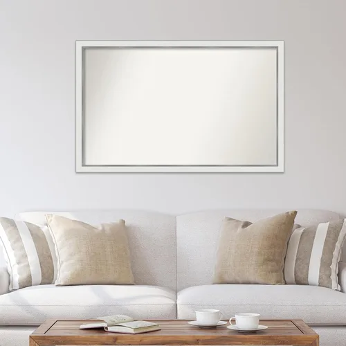 Miniatura 325 de Amanti Art Espejo personalizado, espejo estrecho de baño de oro blanco, espejo de pared o espejo de tocador de baño sobre el fregadero