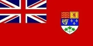 Bandera de Canadá - Bandera roja canadiense de 1921 a 1957 de la Segunda Guerra Mundial, 59.1 in x 35.4 in por 1000 banderas