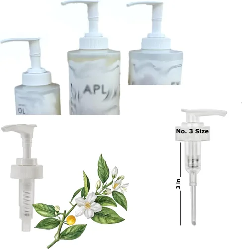 Bombas dispensadoras compatibles con la máscara perfectora del cabello Olaplex No. 3 y champú de tamaño de viaje No. 4 y acondicionador No. 5,