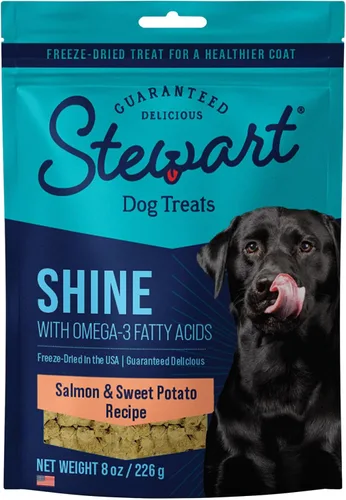 Miniatura 11 de Stewart Golosinas liofilizadas para perros, carne de res y calabaza zen, alivio de la ansiedad, sin granos, bolsa resellable de 4 onzas, fabricada