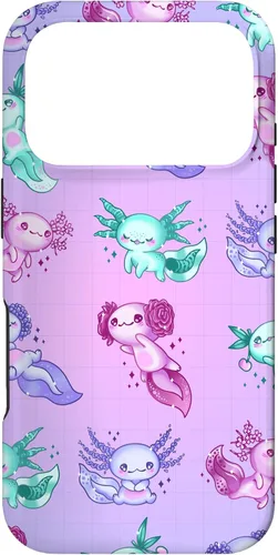 Miniatura 29 de Funda con patrón Axolotl para iPhone 12/12 Pro